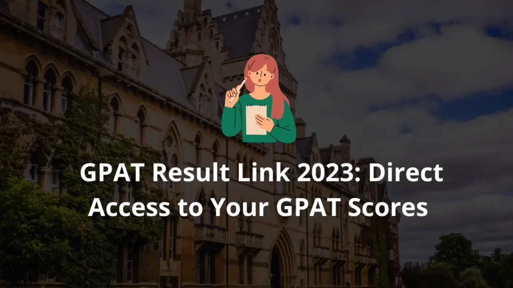 GPAT Result Link 2023
