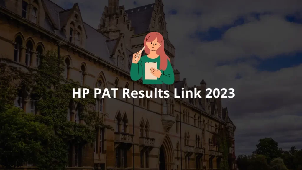HP PAT Results Link