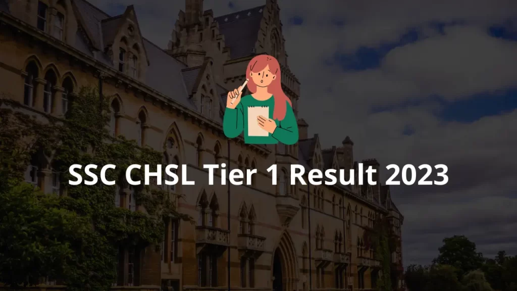 SSC CHSL Tier 1 Result